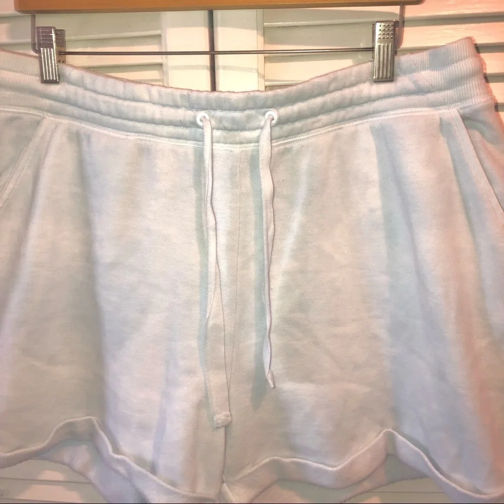 Nautica shorts Gap sleeveless cinched blouse both baby blue and both XL